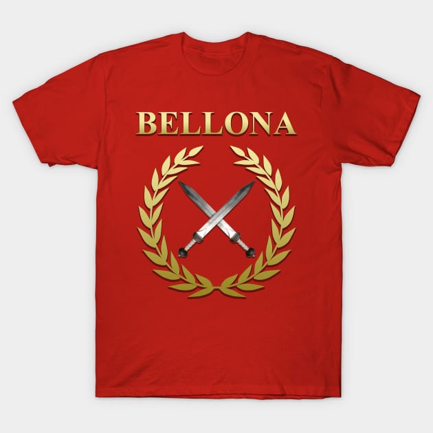 Bellona Roman Goddess of War T-Shirt by AgemaApparel